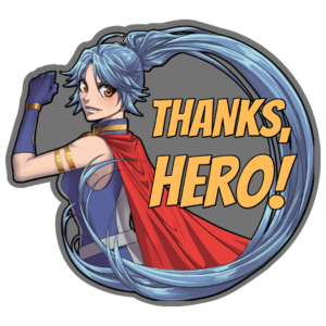 Thank You Hero Graphic for Supporting MomoCon